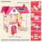 Wholesale Montessori Miniature Wooden Furniture DIY Doll House Family Pretend Set Toy Dollhouse for Children