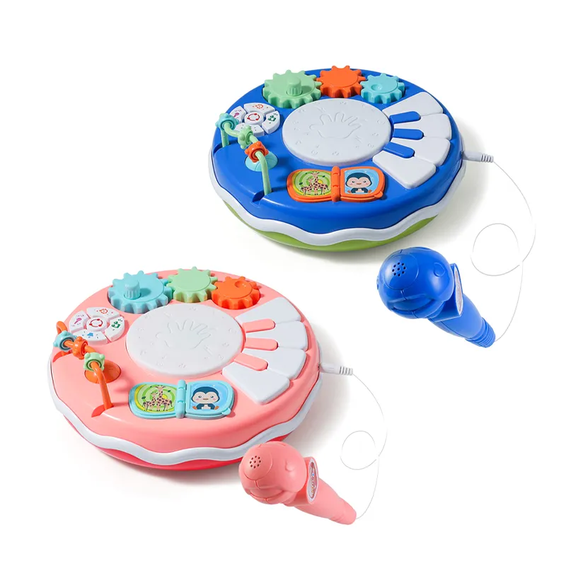 Wholesale Plastic Sensory Interactive Montessori Baby Musical Instrument Electronic Hand Drum Toys
