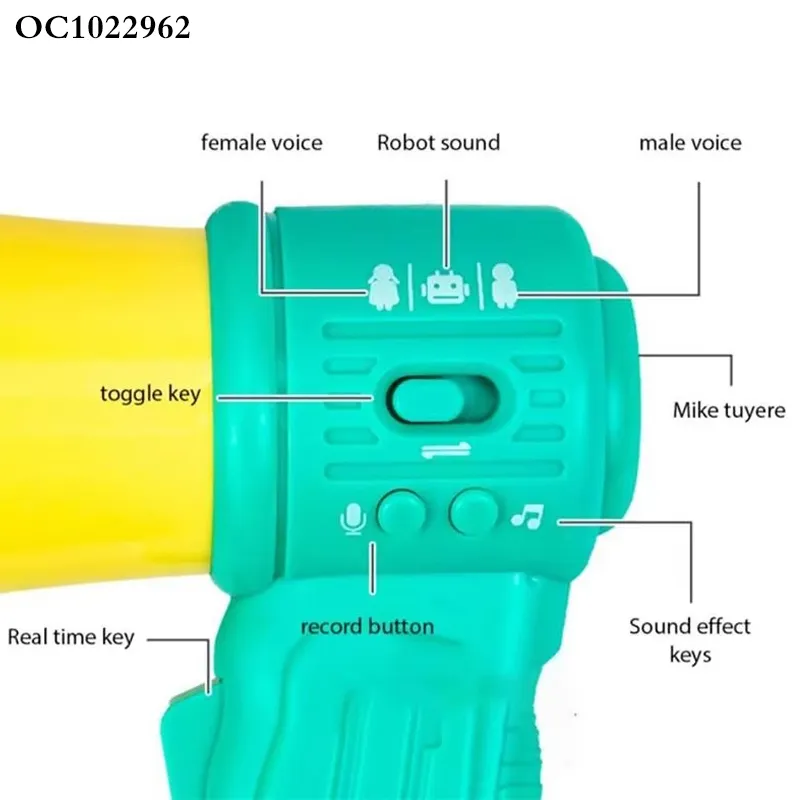 Wholesale Children Battery Operated Plastic Toy Trumpet Electric Horn Kids with Sound