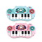 Wholesale Portable Baby Sensory Music Light-up Keyboard Hand Drum Musical Electronic Instruments Piano Toy with Flashing Light