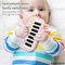 Wholesale Child Interactive Sensory Toys Electric Piano Musical Instruments Light-up Keyboard Toy for Baby