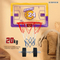 Wholesale Custom Wall Hanging Height Adjustable Basketball Board Indoor Sports Games Toy Hoop Stand for Kids