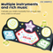 Wholesale Plastic Modes Musical and Sound Kids Toys Instruments Electronic Children Happy Drum