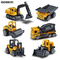 Mini Construction Dump Truck Race Diecast Car Track Toy Rail Car with Track Toy for Boys
