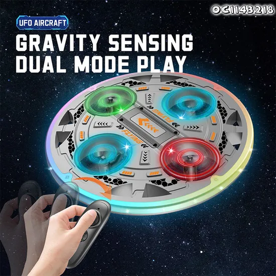 Wholesale Controlled Children DIY RC Remote Control Quadcopter Light up Flying Drone Toys for Kids