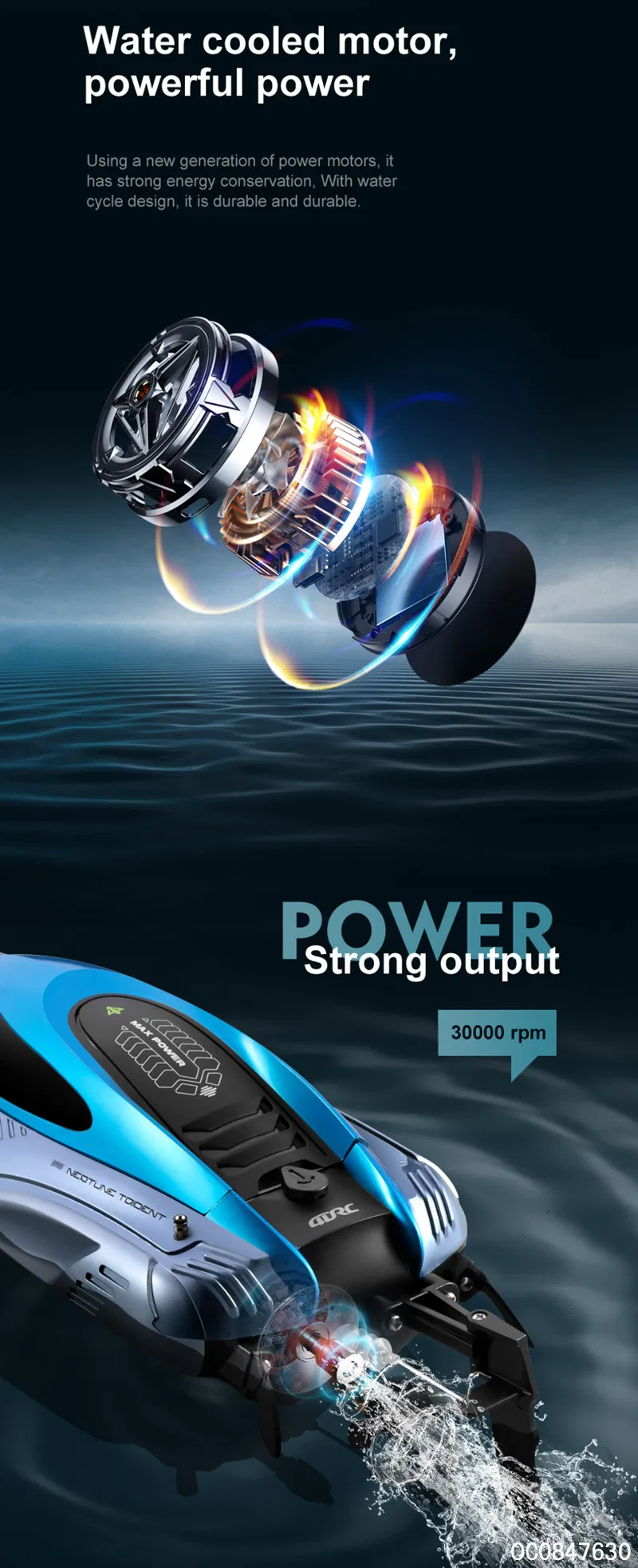 Wholesale Plastic Electric RC Speed Racing Model High Speed Toys Boats for Adult