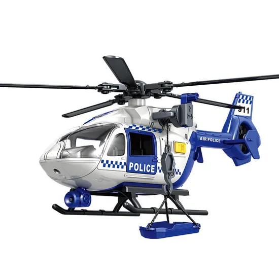 1: 12 Scale Model Electric Kids Rescue Toys Helicopter for Kids Gift with Light and Sound