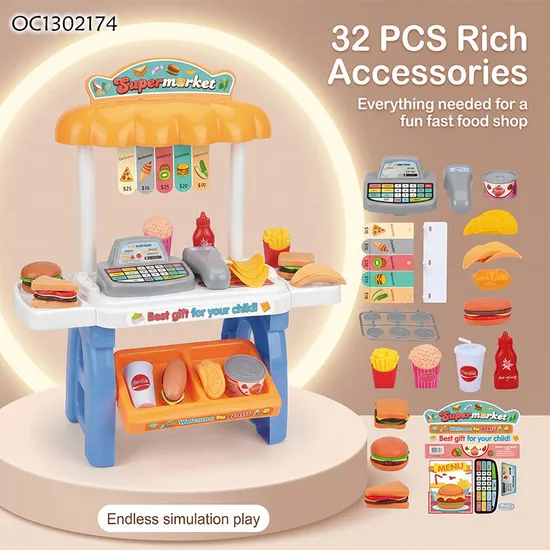 Wholesale Kids Pretend Play Food Plastic Pretend Role Play Toy Kids Children's Kitchen Set