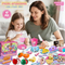 Wholesale Kids Party Pretend Play Food Kitchen Afternoon Tea Tableware Gift Toy Plastic Children House Play Set for Wholesale