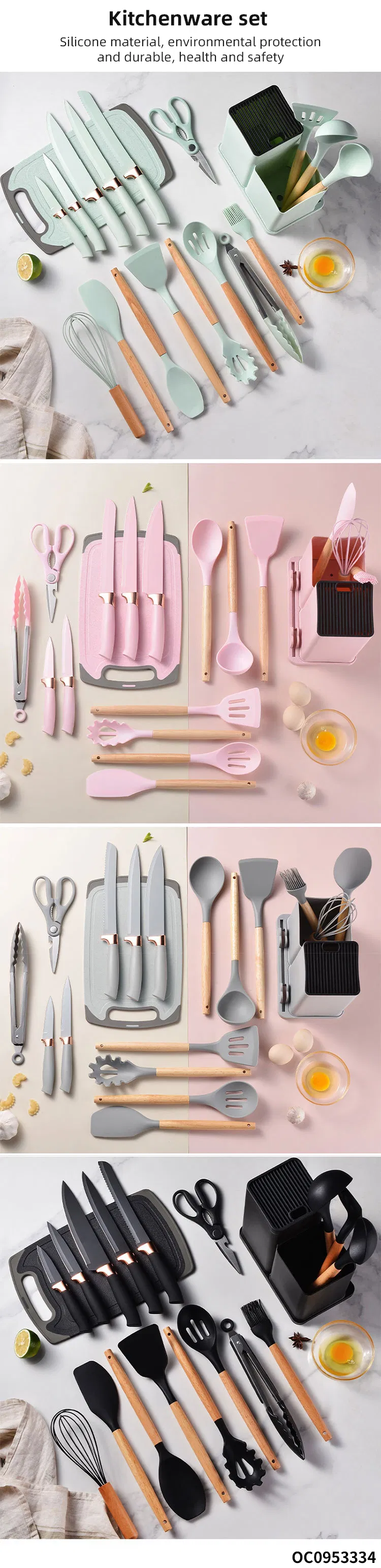 Wholesale Miniature Pretend Mini Silicone Cookware Kitchen Play Toys Set for Real Cooking Set for Kids