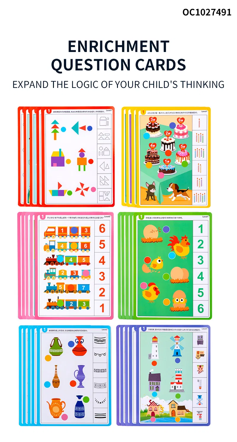 Montessori Wooden Jigsaw Puzzle Early Educational Board Animal Math Number Toy for Kids Cognition Matching &amp; Counting Puzzle