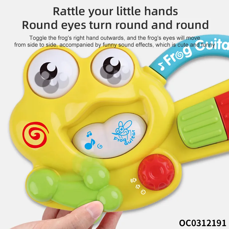 Wholesale Montessori Light Cartoon Music Electronic Keyboard Piano Musical Sensory Touch Baby Bed Bell Toy