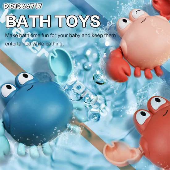 Wholesale Animal Swimming Plastic Montessori Bathroom Baby Water Bathtub Bath Toys for Kids