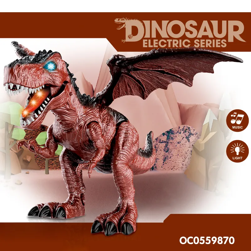Wholesale Battery Operated Toy Walking Dinosaurs Toy with Light Music No Reviews Yet