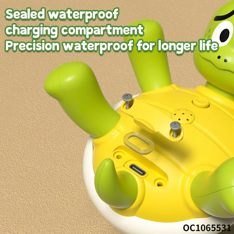 Wholesale Children Interactive Shower Bathroom Bathtub Water Spray Electric Animal Game Toy for Children