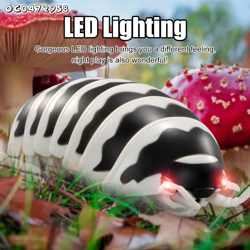Wholesale Funny Cheap Remote Control Plastic Realistic Insects Simulation Pill Bug Model DIY Animal Toy
