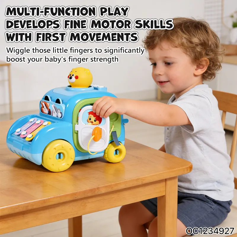 Wholesale Plastic Learning Educational Hand Eye Coordination Xylophone Percussion Musical Instrument Baby Toys