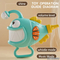 Baby Rattles Toy Plastic Electric Animals Interactive Toy Fish Light up Sensory Custom Toys 1-3 Years with Light Sound Wholesale