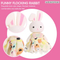 Wholesale Soft Animal Stuffed Mini Plush Rabbit Dolls Children Montessori Pretend Educational Toy