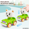 Wholesale Baby Brain Press and Go Cartoon Animal Small Toys Miniature Car