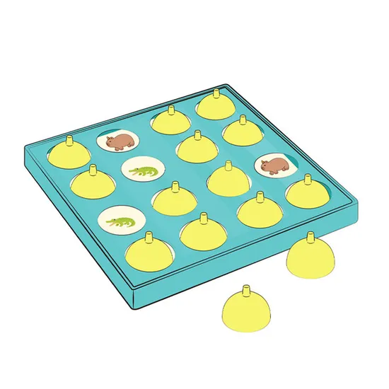 Wholesale Family Interactive Board Games Educational Custom Memory Chess Puzzle Game for Child