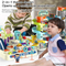 Kids Board Games Table Race Track Electric Car Parking Lot Park Play Adventure Toy