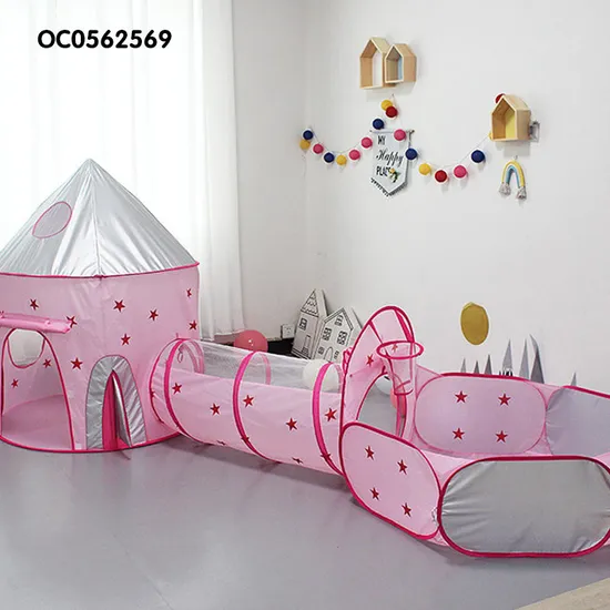 Wholesale Indoor Outdoor Funny Children's Pink Kids Play Tent House