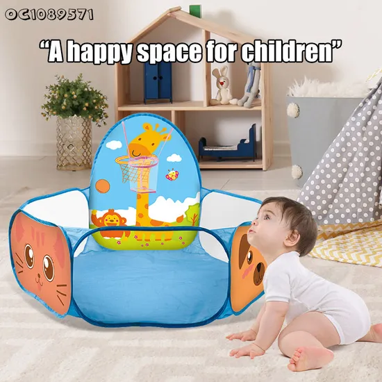 Wholesale Children Ocean Baby Toy Foldable Play Tent Plastic Balls Pool Colorful Indoor Kids Playhouse