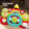 Children Educational Plastic Montessori Sensory Board Games Baby Steering Wheel Toys Wholesale