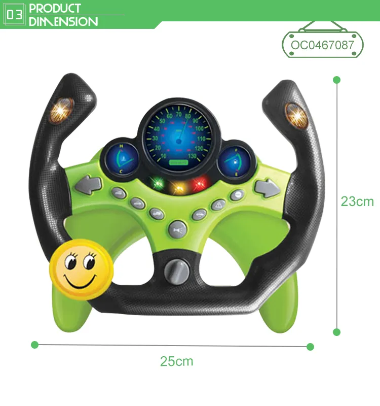 Montessori Educational Interesting Driving Board Game Steering Wheel Toy for Kids