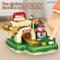 Christmas Theme Hand Powered Racing Track Slot Toy Car Race Track Game Set Toys for Kids