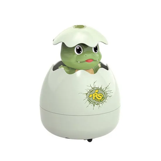 Wholesale Water Spray Cartoon Dinosaur Egg Baby Bath Floating Toys