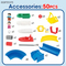 Wholesale Educational Summer 50PCS Interesting Play Water Track Park Games Toys for Children