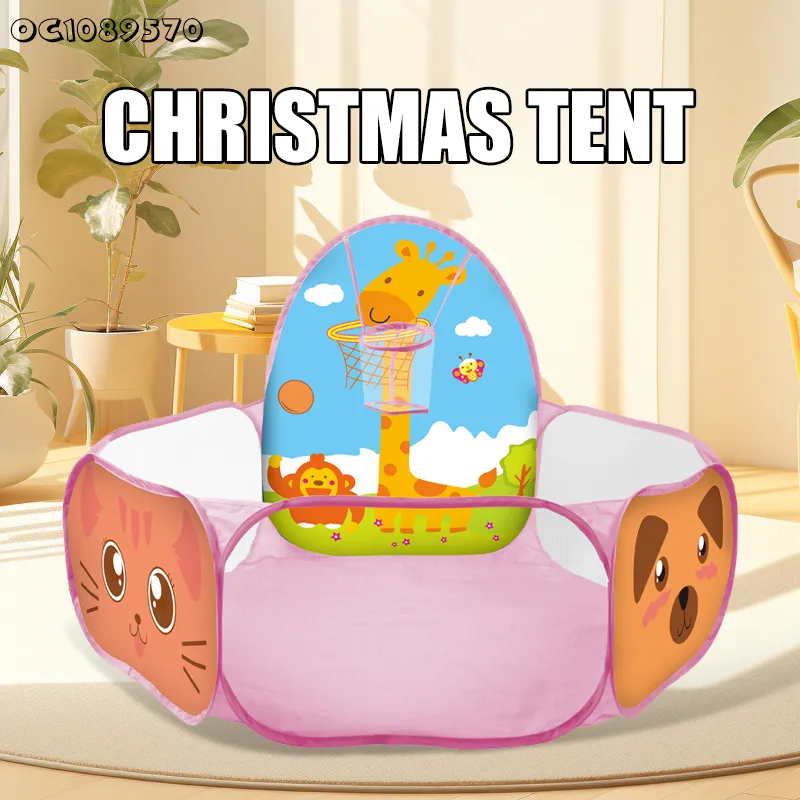 Wholesale Ocean Ball Plastic Indoor Basketball Sports Toy Kids Play Tent House for Children