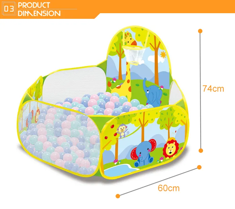 Wholesale Hot Sale Funny Baby Children Portable Cartoon Kids Indoor Kids Playhouse