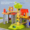Assemble Electric Racing Car Adventure Slot Toy Track Gift Toys for Boys with Light