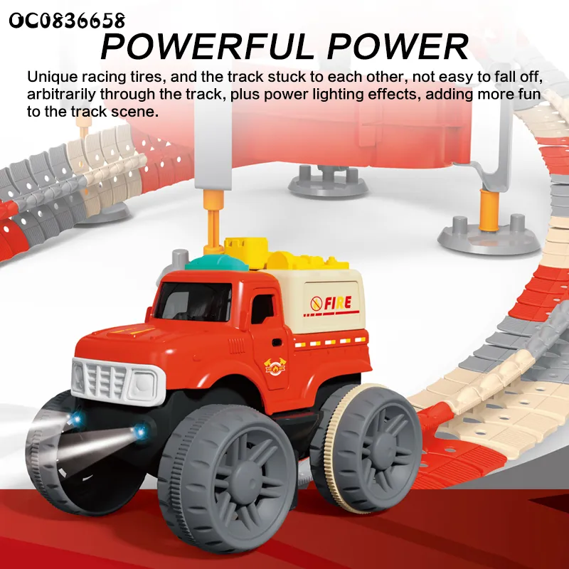 Hot Novelty and Funny 2023 High Speed Racing Track Toy Vehicles Electronic Toy for Boys
