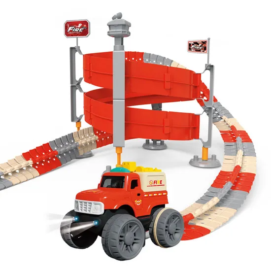 Hot Novelty and Funny 2023 High Speed Racing Track Toy Vehicles Electronic Toy for Boys