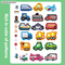 Wooden Fun Learning Educational Floor Cartoon Traffic Jigsaw Puzzles Car Kids Toys for Children