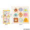Baby Toys 3D Puzzle Cartoon Animals Vehicle Cognitive Improvement Learning Game Jigsaw Puzzle Wooden Match Toys for Kid Children