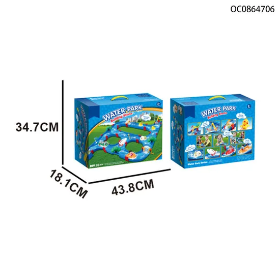 Wholesale 89PCS DIY Summer Track Bath Baby Kids Play Water Game Toys