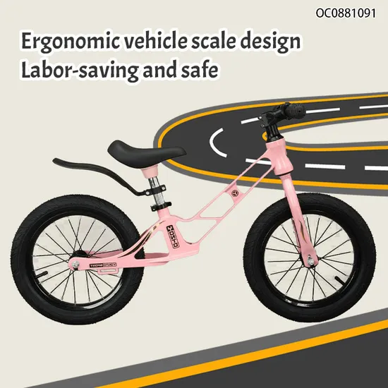 Wholesale Pink Alloy Children Kids Balance Bike Bicycle Ride on Car