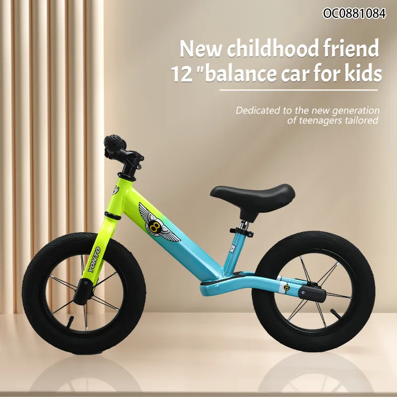 Wholesale Carbon Steel 12 Inch Kids Balance Bike Children Ride on Car Toy