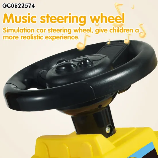Wholesale Children Engineering Series Truck Model Kids Electric Ride on Car with Music