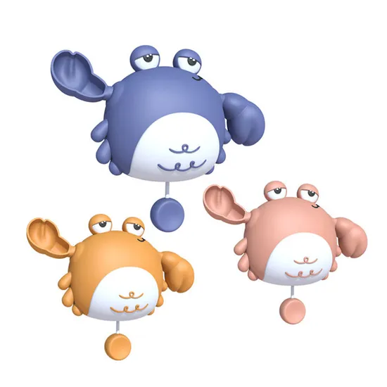 Wholesale Children Plastic Crawling Crab Baby Water Games Shower Bathroom Toy for Kids