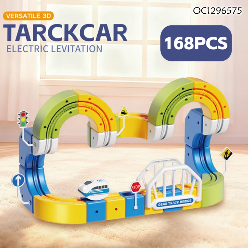 Children Game Adventure Toy Battery Operated Rail Car Toys Magnetic Hot Kids DIY Assembly Magic Track Car Toy for Baby Wholesale