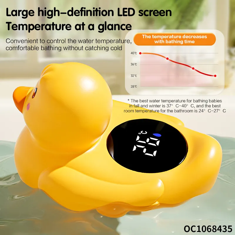 Wholesale Electric Battery Operated Cartoon Baby Products Floating Bath Water Duck