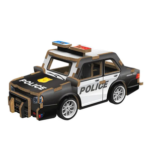 Children Educational 3D Wooden Jigsaw Puzzle Small Car Toys for Kids
