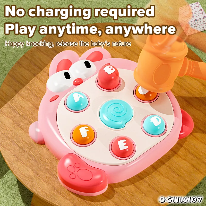 Wholesale Interactive Electronic Kids Baby Whack a Mole Interactive Hammer Family Board Game