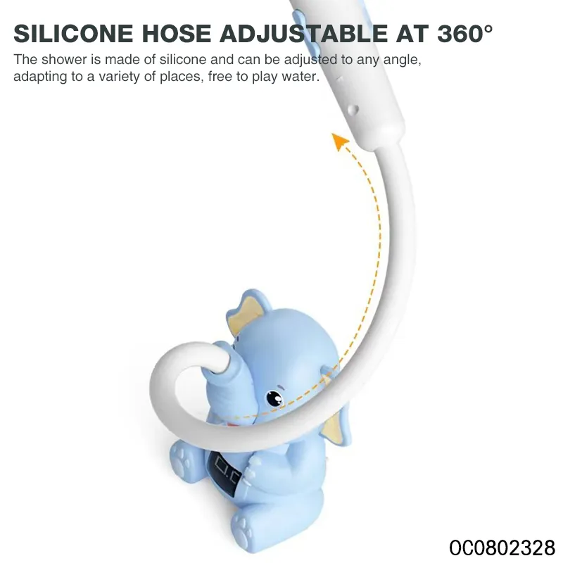 Wholesale Children Bathroom Shower Elephant Flower Sprinkling Baby Bath Spray Water Toys